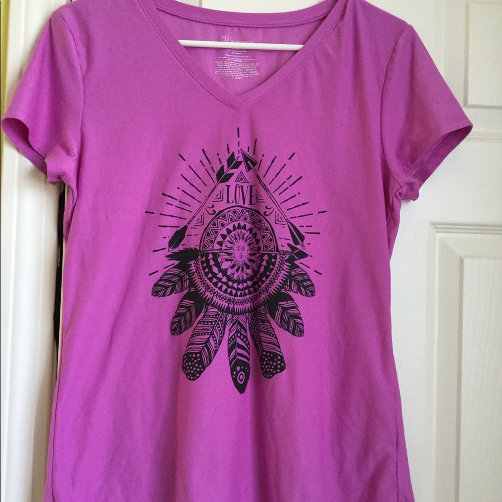 NO BOUNDARIES - purple soft shirt